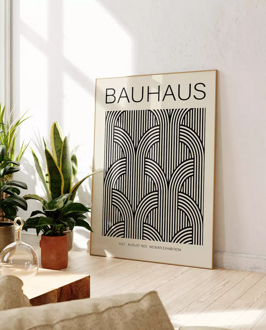 housewarming gift, Bauhaus poster, Bauhaus print, bauhaus exhibition, Minimalist decoration, Image of the bauhaus, bauhaus bestseller, Bauhaus decoration, Beige Bauhaus, bauhaus painting, Bauhaus 24x36, baby gifts, Gifts for wife, Gifts for sister