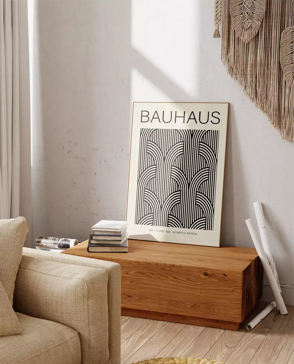 housewarming gift, Bauhaus poster, Bauhaus print, bauhaus exhibition, Minimalist decoration, Image of the bauhaus, bauhaus bestseller, Bauhaus decoration, Beige Bauhaus, bauhaus painting, Bauhaus 24x36, baby gifts, Gifts for wife, Gifts for sister