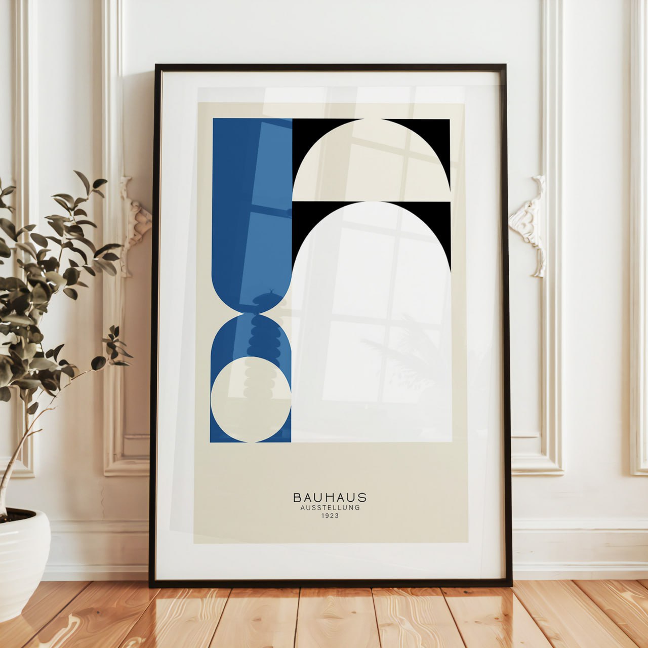 Bauhaus Exhibition Poster - Geometric Art 1923