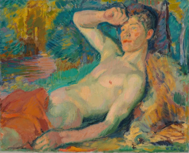 Awakening Faun by Magnus Enckell (Finnish, 1914)
