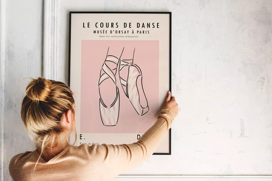 Degas "Le Cours de Danse" - Ballet Pointe Shoes Art Print