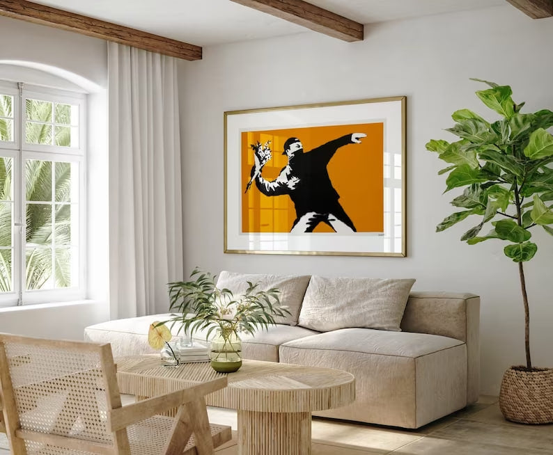 Wall art, Vintage Poste, poster, housewarming gift, Gifts for sister, Gifts for mom, Gifts for girls, Gifts for friends, Gifts, Colorful Print, Banksy Print, Graffiti Art Print