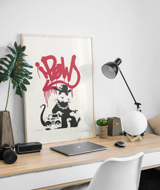 Wall art, Vintage Poste, poster, housewarming gift, Gifts for sister, Gifts for mom, Gifts for girls, Gifts for friends, Gifts, Colorful Print, Banksy Print, Graffiti Art Print