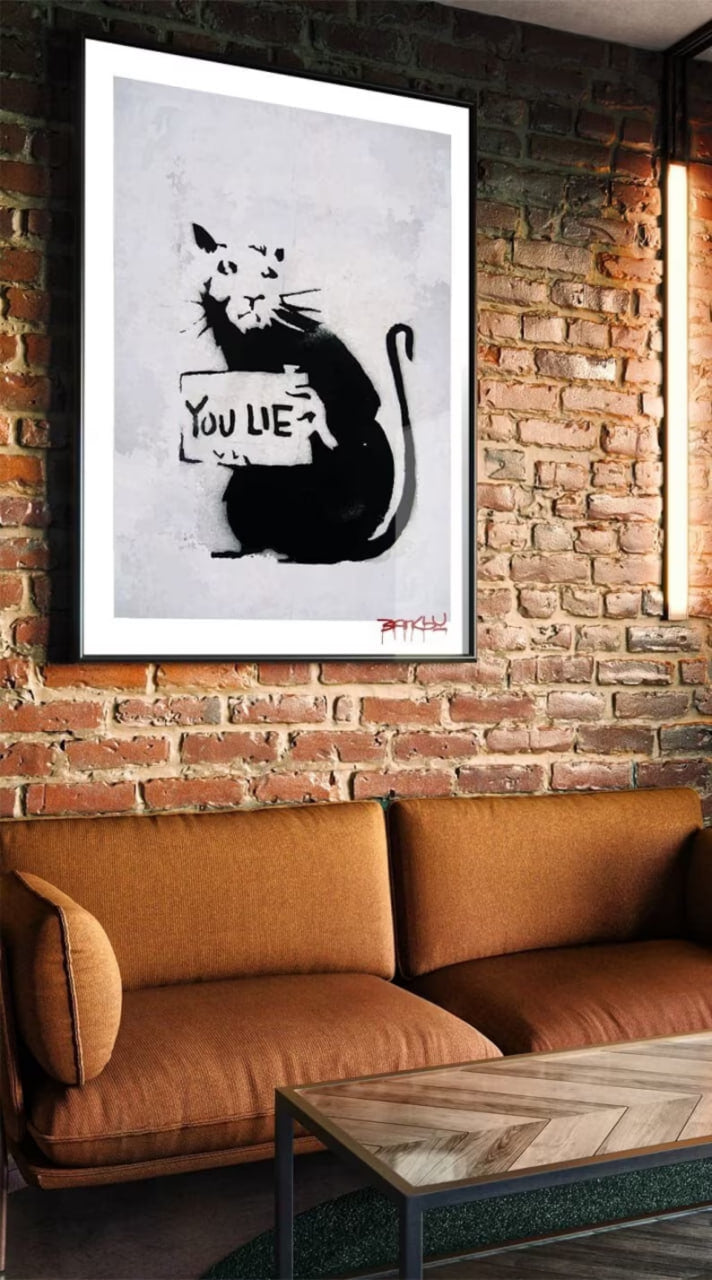 Wall art, Vintage Poste, poster, housewarming gift, Gifts for sister, Gifts for mom, Gifts for girls, Gifts for friends, Gifts, Colorful Print, Banksy Print, Graffiti Art Print