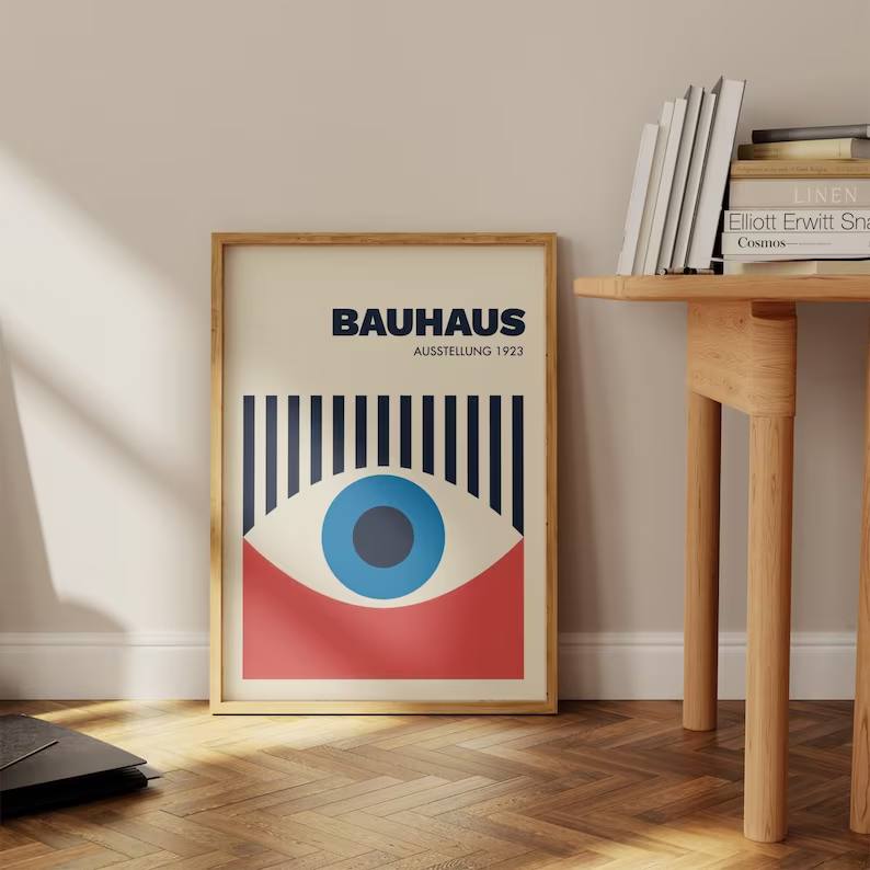 wall art gallery, housewarming gift, Bauhaus poster, Bauhaus print, bauhaus exhibition, geometric art, Minimalist decoration, Image of the bauhaus, bauhaus bestseller, Bauhaus decoration, Gift for designer, Red Bauhaus, baby gifts, Gifts for wife, Gifts for sister, Gifts for mom, Gifts for husband, Gifts for girls