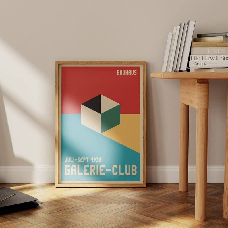 wall art gallery, housewarming gift, Bauhaus poster, Bauhaus print, bauhaus exhibition, geometric art, Image of the bauhaus, bauhaus bestseller, Bauhaus decoration, bauhaus painting, Yellow Red Blue, Eclectic decoration, baby gifts, Gifts for wife, Gifts for sister, Gifts for mom, Gifts for husband, Gifts for girls