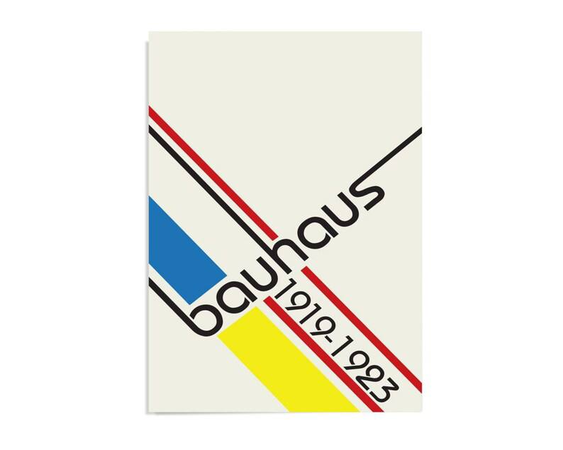 wall art gallery, housewarming gift, Bauhaus poster, Bauhaus print, bauhaus exhibition, geometric art, Minimalist decoration, Bauhaus decoration, Gift for designer, vintage poster, Bauhaus lines, orange blue yellow, baby gifts, Gifts for wife, Gifts for sister, Gifts for mom, Gifts for husband, Gifts for girls