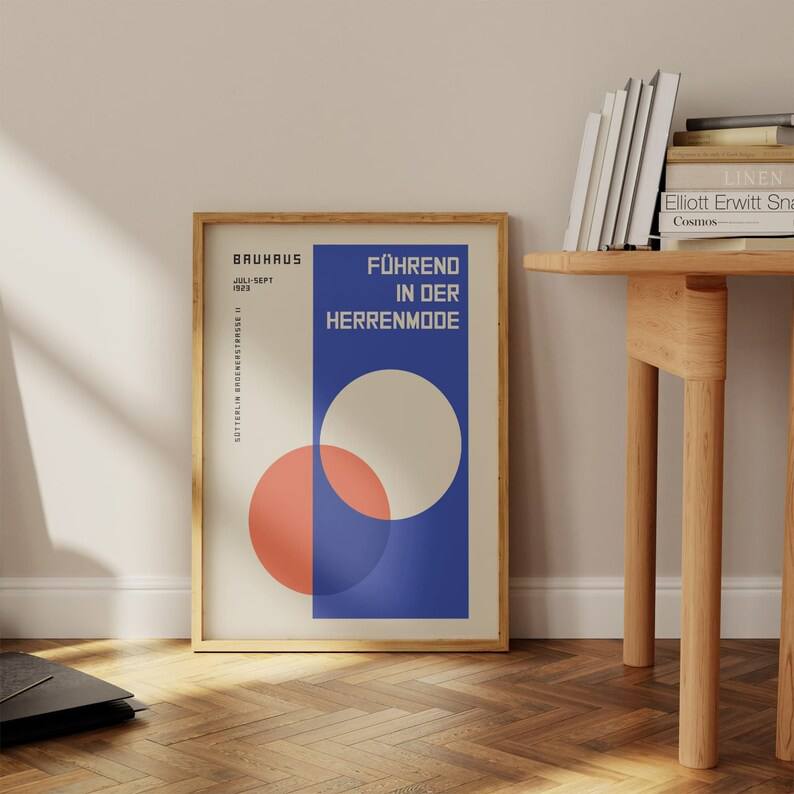 wall art gallery, housewarming gift, Bauhaus poster, Bauhaus print, bauhaus exhibition, geometric art, Minimalist decoration, Image of the bauhaus, Bauhaus decoration, Gift for designer, vintage poster, baby gifts, Gifts for wife, Gifts for sister, Gifts for mom, Gifts for husband, Gifts for girls
