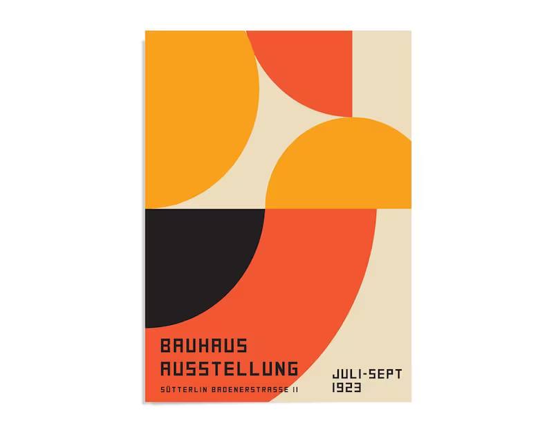wall art gallery, housewarming gift, Bauhaus poster, vintage exhibition, Bauhaus print, bauhaus exhibition, geometric art, Minimalist decoration, Bauhaus, orange print, orange decoration, Image of the bauhaus, baby gifts, Gifts for wife, Gifts for sister, Gifts for mom, Gifts for husband, Gifts for girls