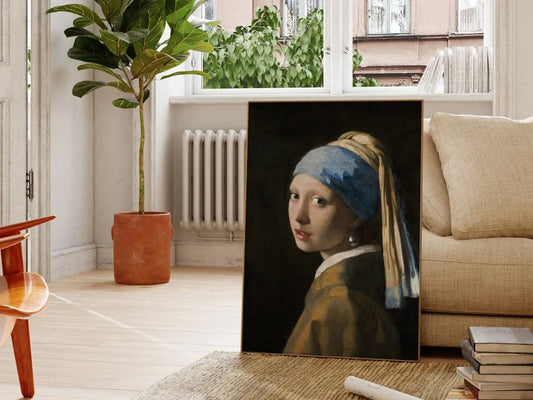 Girl with a Pearl Earring, Johannes Vermeer, Famous Painting, Classic Painting, Museum Quality Print, Vintage Wall Art, Vintage Print