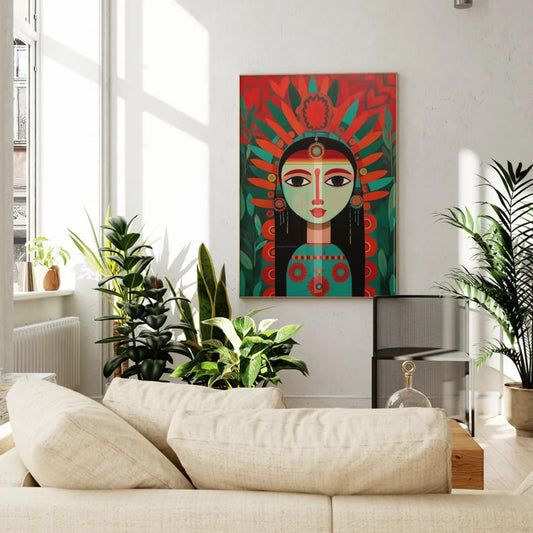 Wall art, print, Poster, Housewarming, Home decor, Girl, Art print, art, Aesthetic, Gifts, Vintage, Interracial Poster, Women Power, Colorful Print, Feminism Art, Ethnic Woman