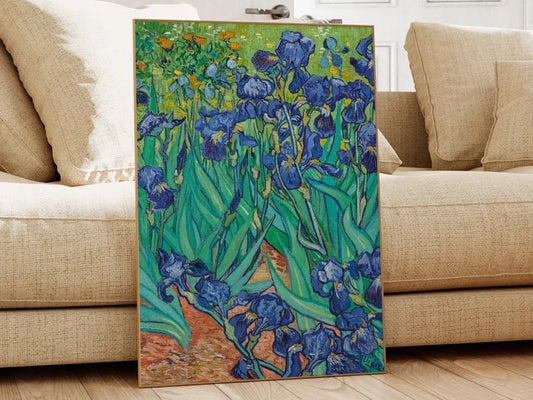 Irises, Vincent van Gogh, Famous Painting, Classic Painting, Museum Quality Print, Vintage Wall Art, Vintage Print