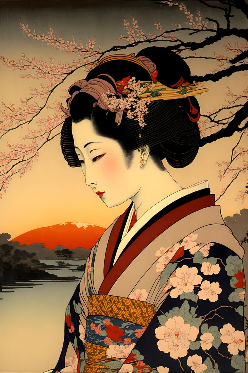 Wall art, Home Decor, Vintage Poste, Poster, housewarming gift, Gifts for sister, Gifts for mom, Gifts for girls, Gifts for friends,Gifts, Japanese