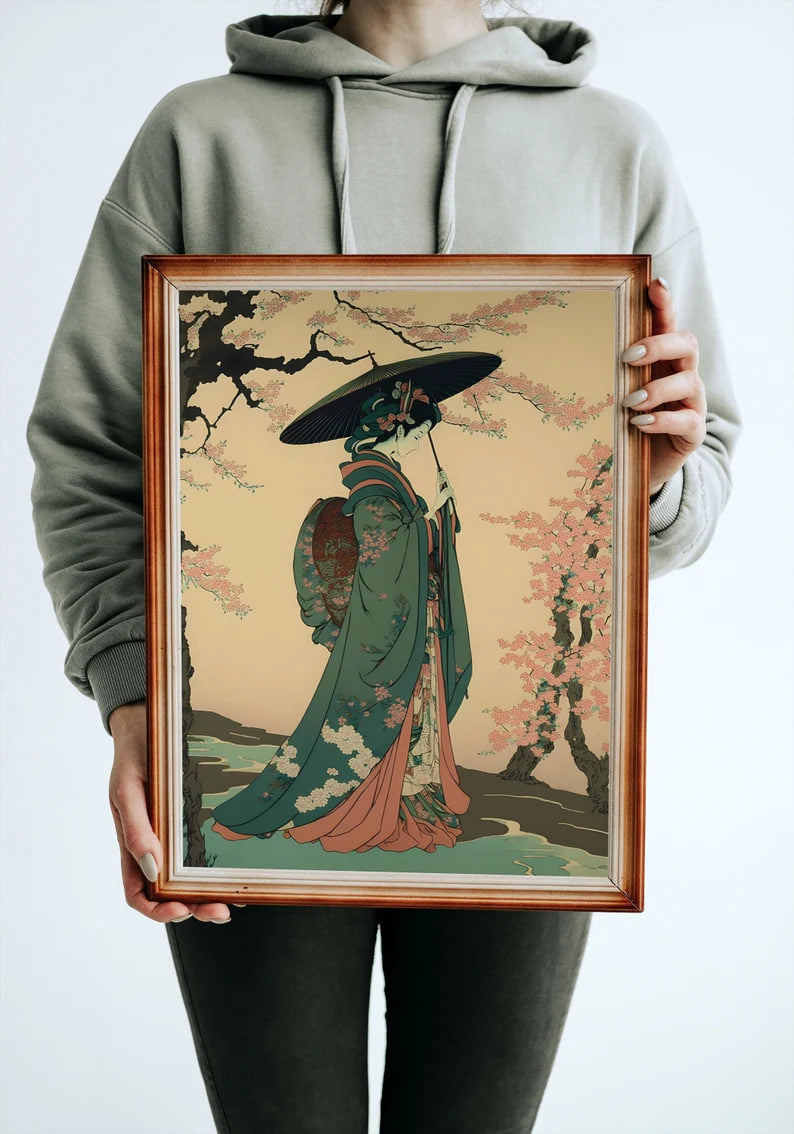 Wall art, Home Decor, Vintage Poste, Poster, housewarming gift, Gifts for sister, Gifts for mom, Gifts for girls, Gifts for friends,Gifts, Painting