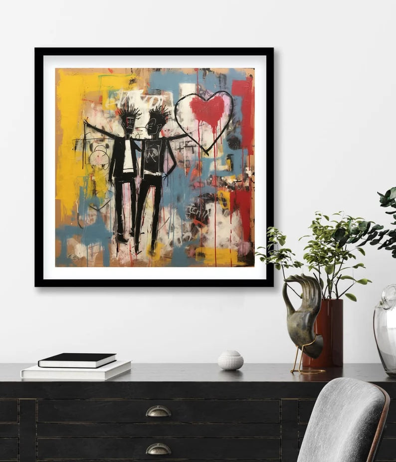 Wall art, Vintage Poste, poster, housewarming gift, Gifts for sister, Gifts for mom, Gifts for girls, Gifts for friends, Gifts, vintage poster, Love Poster, Contemporary Poster, Pop Art Home Decor