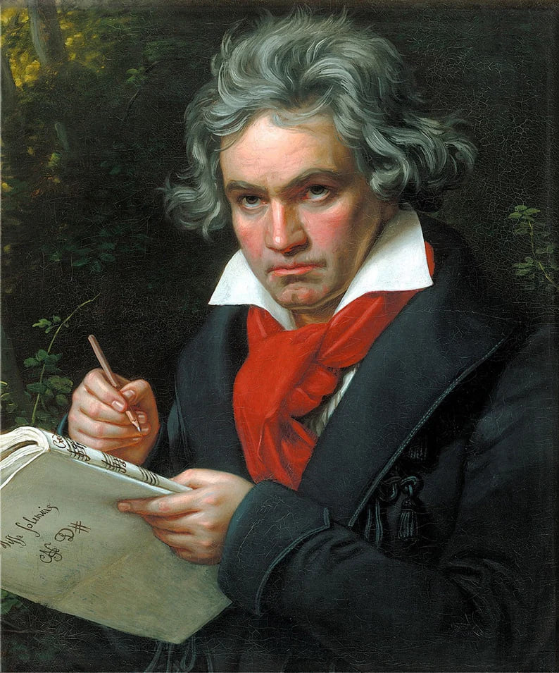 Ludwig van Beethoven Print Poster Wall art, Home Decor, Vintage Poste, Poster, Vintage, housewarming gift, Gifts for sister, Gifts for mom, Gifts for friends,Gifts