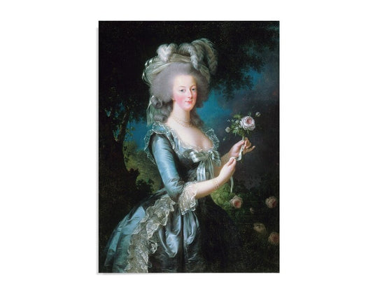 Wall art, Vintage Poste, poster, housewarming gift, Gifts for sister, Gifts for mom, Gifts for girls, Gifts for friends, Gifts, Renaissance Painting, Marie Antoinette, Antoinette Rose, Antoinette Painting
