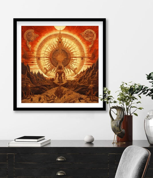 Wall art, Vintage Poste, poster, housewarming gift, Gifts for sister, Gifts for mom, Gifts for girls, Gifts for friends,art, Halloween Poster, Witches Circle, Pagan Decor, Witch Poster, Wiccan Art