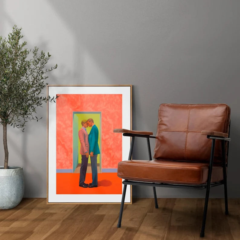 Wall art, Vintage Poste, poster, housewarming gift, Gifts for sister, Gifts for mom, Gifts for girls, Gifts for friends,Gifts LGBTQ Modern Art, Retro Print, Sexy Poster, Summer Art