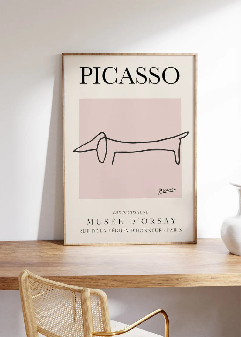 Vintage Poste, poster, housewarming gift, Gifts for sister, Gifts for mom, Gifts for girls, Gifts for friends, Gifts, Picasso Poster, Picasso Line Art, Picasso, Pablo Picasso Print