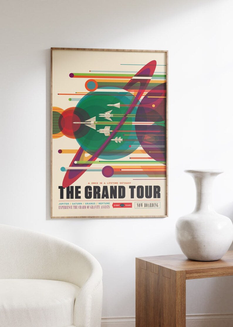 Wall art, vintage poster, Housewarming gift, home, decor, Gifts for Boys, Gifts, Birthday Gifts, art print, art print, Galaxy Painting, Astronomy Gift, NASA Wall Art, Cosmic Poster, Space Exhibition, NASA Retro Art