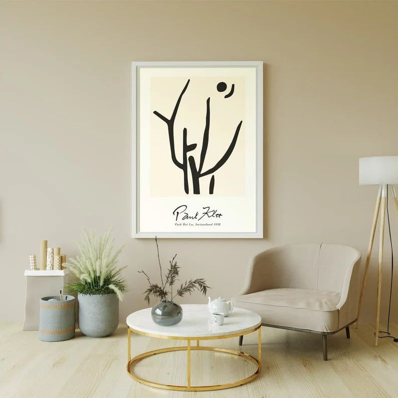 Wall art, Vintage Poste, poster, housewarming gift, Gifts for sister, Gifts for mom, Gifts for girls, Gifts for friends, Gifts,Paul Klee Poster, Minimalist Wall Art, Klee's Painting