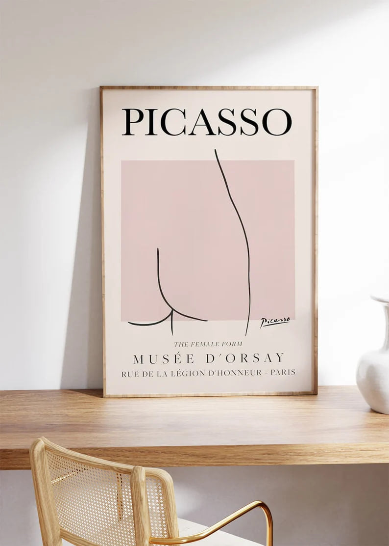 Vintage Poste, poster, housewarming gift, Gifts for sister, Gifts for mom, Gifts for girls, Gifts for friends, Gifts, Picasso Poster, Picasso Line Art, Picasso, Pablo Picasso Print