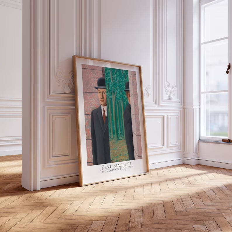 Wall art, Home Decor, Vintage Poster, Poster, housewarming Gift, Gifts for sister, Gifts for mom, Gifts for friends, Gifts, Art, Painting, Rene Magritte