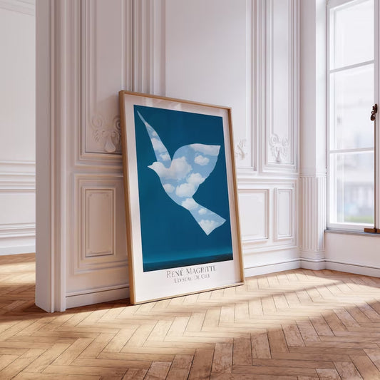 Wall art, Home Decor, Vintage Poster, Poster, housewarming Gift, Gifts for sister, Gifts for mom, Gifts for friends, Gifts,  Art, Painting, Rene Magritte