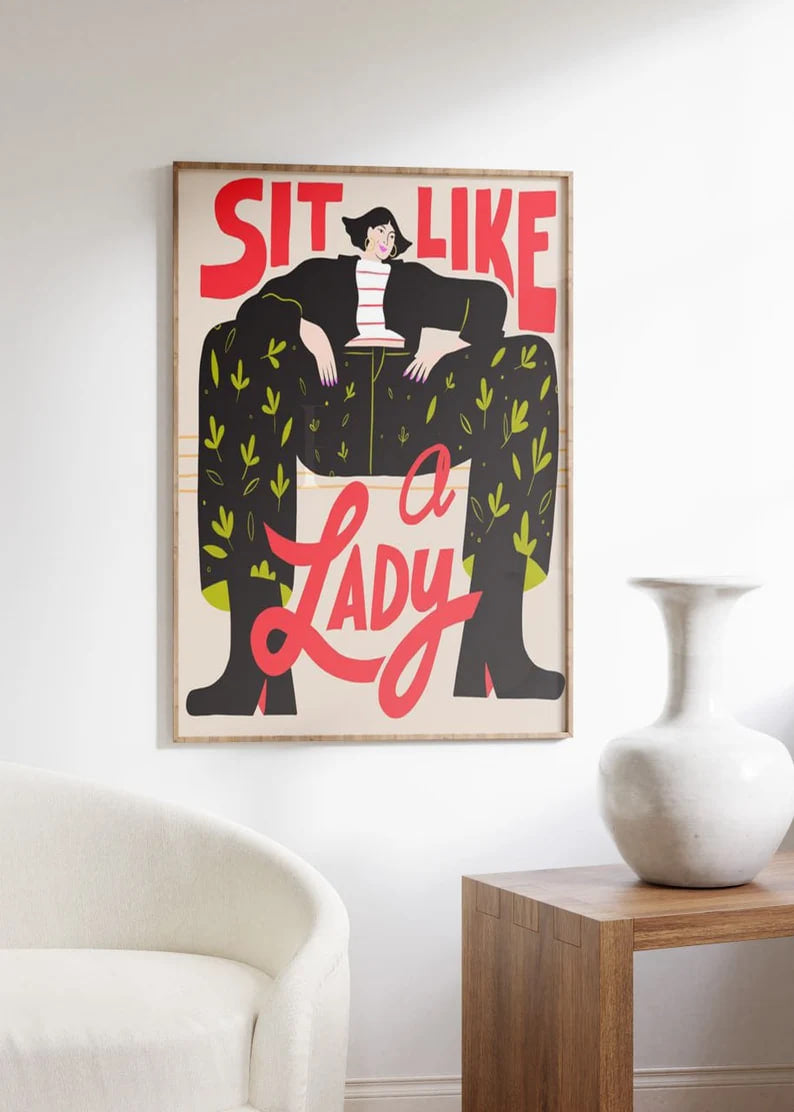 wall art, vintage poster, Vintage Feminist Art, Retro Women Protest, housewarming gift, home decor, Gifts for girls, Gifts, Feminist Wall Art, Feminist Art, feminist, Coastal Decor, Birthday Gifts, art print