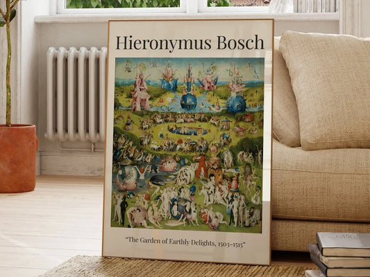 The Garden of Earthly Delights, Hieronymus Bosch, Famous Painting, Painting Poster, Modern Wall Art, Art Print
