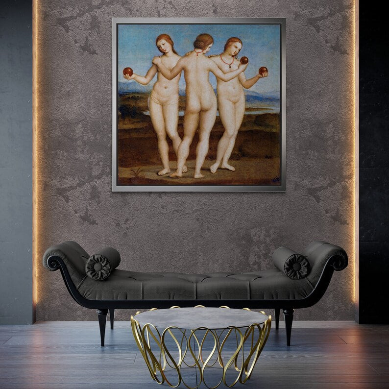 Three Graces by Raphael Fine Art Reproduction Poster 01POSTERSTREET