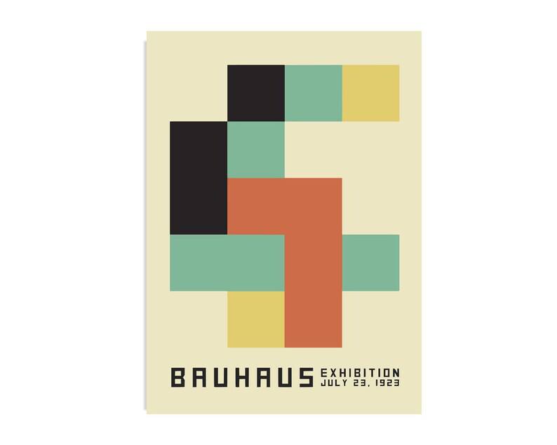 wall art gallery, housewarming gift, Bauhaus poster, Bauhaus print, bauhaus exhibition, geometric art, Minimalist decoration, Image of the bauhaus, bauhaus bestseller, Bauhaus decoration, Gift for designer, vintage poster, baby gifts, Gifts for wife, Gifts for sister Gifts for mom, Gifts for girls