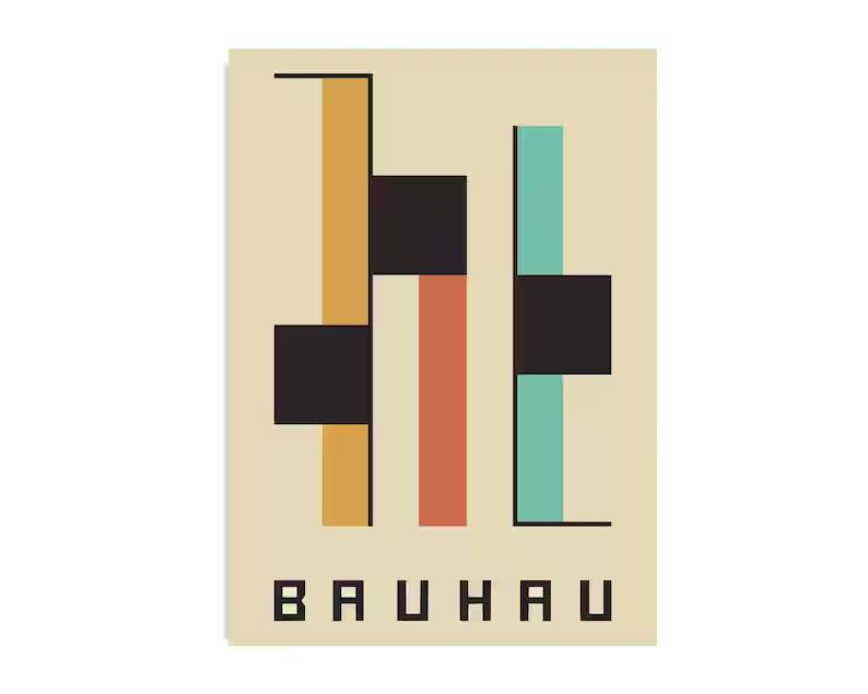 wall art gallery, housewarming gift, Bauhaus poster, Bauhaus print, bauhaus exhibition, geometric art, Minimalist decoration, Image of the bauhaus, bauhaus bestseller, Bauhaus decoration, Gift for designer, vintage poster, baby gifts, Gifts for wife, Gifts for sister, Gifts for mom, Gifts for husband, Gifts for girls