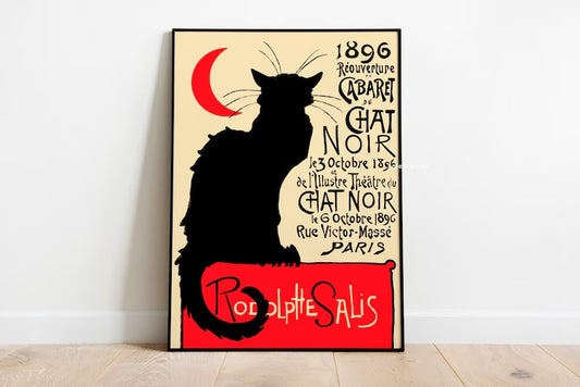 Vintage Le Chat Noir Poster, Art Nouveau, Vintage Wall Art, Art Nouveau Poster, Vintage Advertisement, Blck Cat Poster, Retro Home Deco wall art, print, poster, Housewarming, home decor, girl, art print, art, aesthetic, Gifts, Vintage, Vintage Poster, Vintage Wall Art