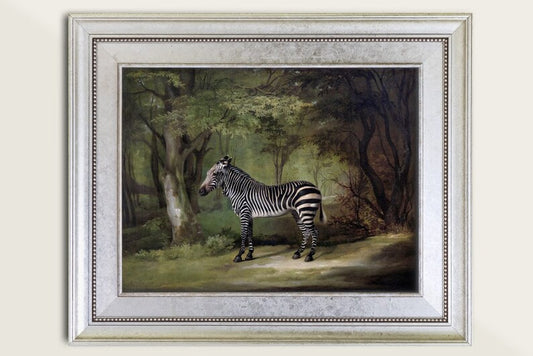 Zebra Poster George Stubbs, Romantic Animal Art, Equine Elegance Artwork, Nature Painting, Classic Wall Decor, Animal Art Print, Vintage Art