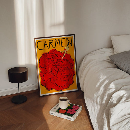 Carmen Opera Art Print | Vintage Spanish Flamenco Wall Decor