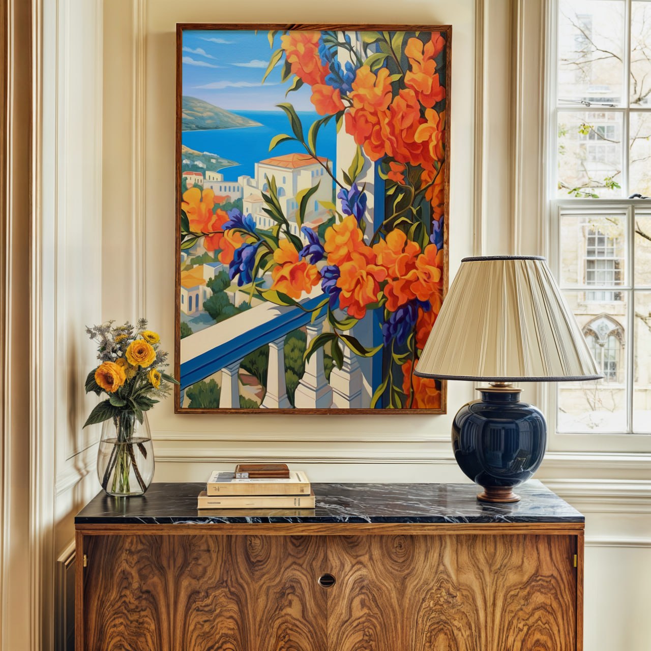 Ramo de girasoles - Póster de la exposición Claude Monet