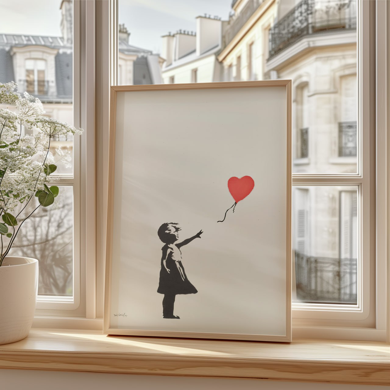 Banksy Girl with Balloon Print | Iconic Street Art