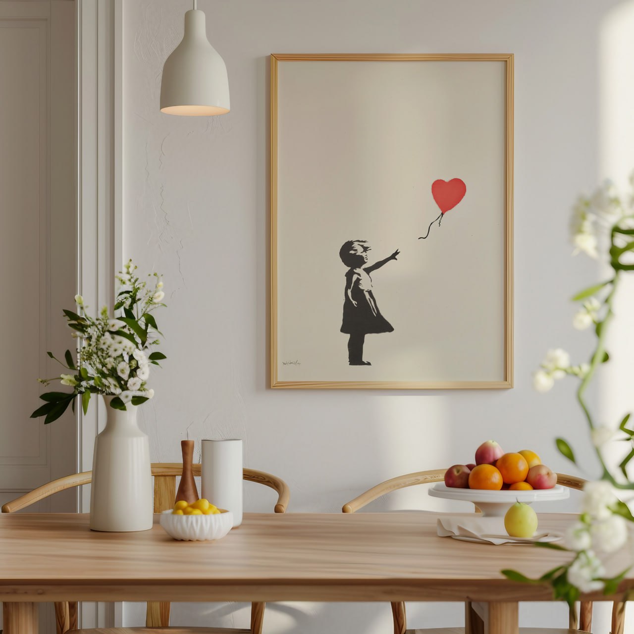 Banksy Girl with Balloon Print | Iconic Street Art