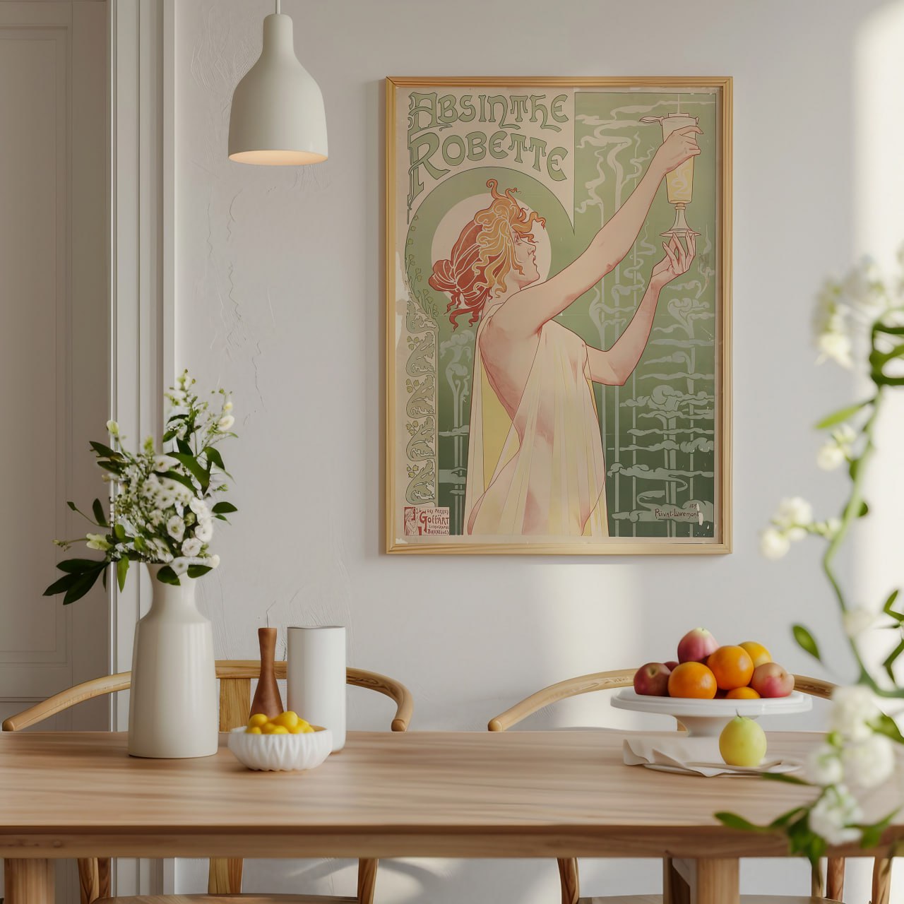 "Absinthe Robette" Art Nouveau Poster | French Vintage Wall Art