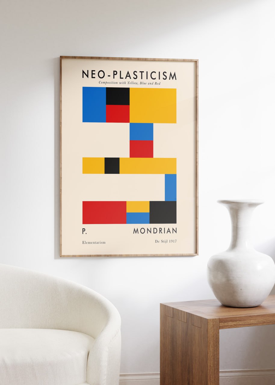 Neo-Plasticism by Piet Mondrian - Modern Abstract Print