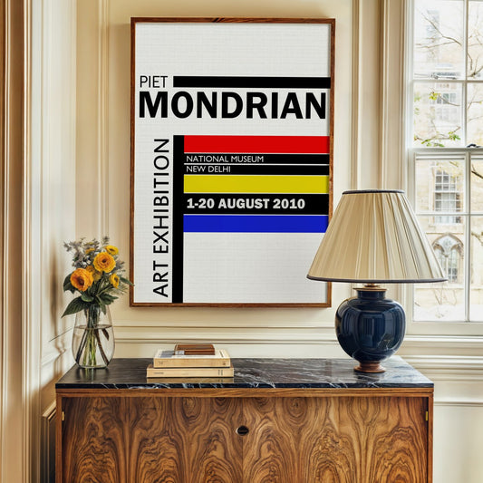 Piet Mondrian Art Exhibition Poster