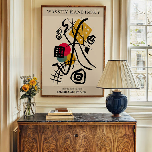 Wassily Kandinsky Abstract Poster - Galerie Maeght