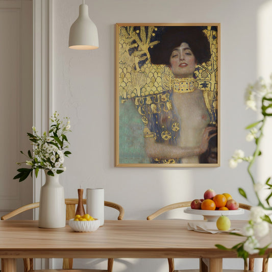 Gustav Klimt - Judith I Print | Elegant Gold Wall Art