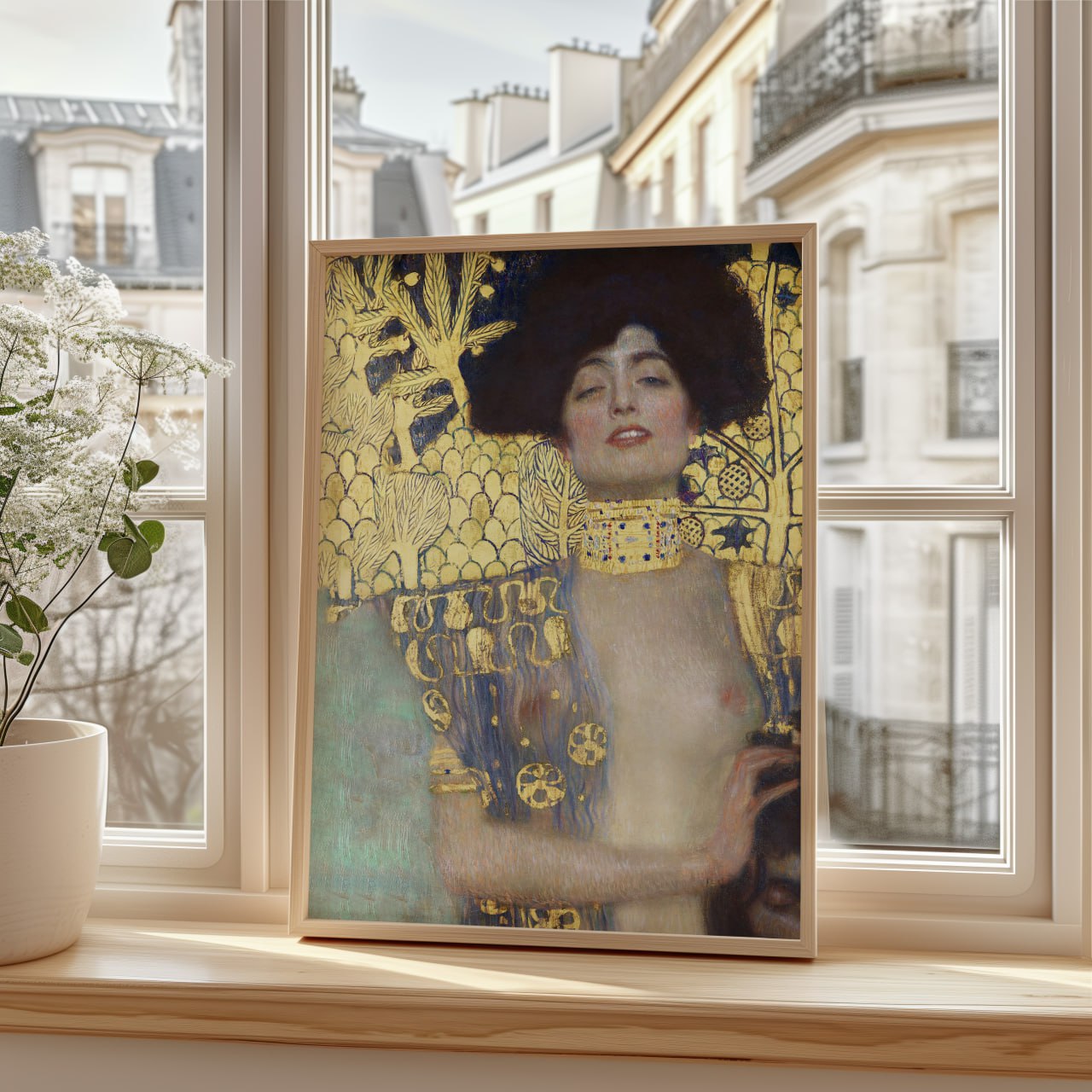 Gustav Klimt - Judith I Print | Elegant Gold Wall Art