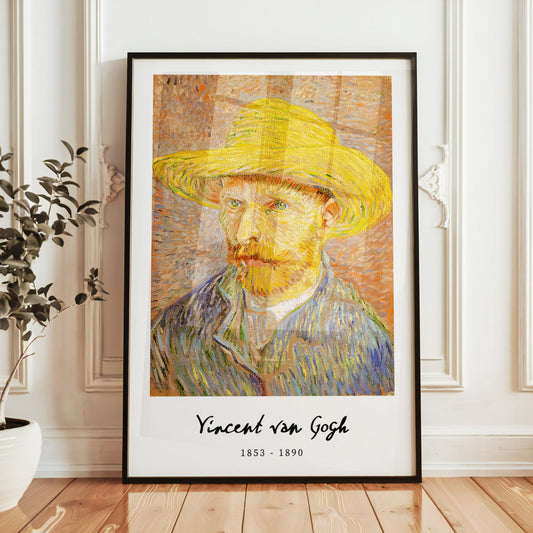 Van Gogh Self-Portrait Print | Iconic Impressionist Wall Art