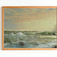 ART PRINT | Vintage Ocean Waves Wall Art Print | Seascape Oil Painting | Storm Artwork | Sea Decor Wall Art | Seashore Oil Artwork
