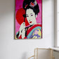 Asian Geisha Poster, Pop Culture Art, Asian Art, Pop Art Painitng, Modern decor, Colorful Wall Art, Contemporary art, HIGH QUALITY PRINT