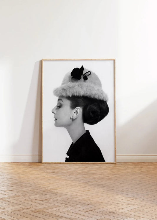 Audrey Hepburn poster, Hollywood Poster, Blair Waldorf's bedroom decor, Gossip Girl Print, Vintage Poster, Iconic Wall Art, Hollywood print